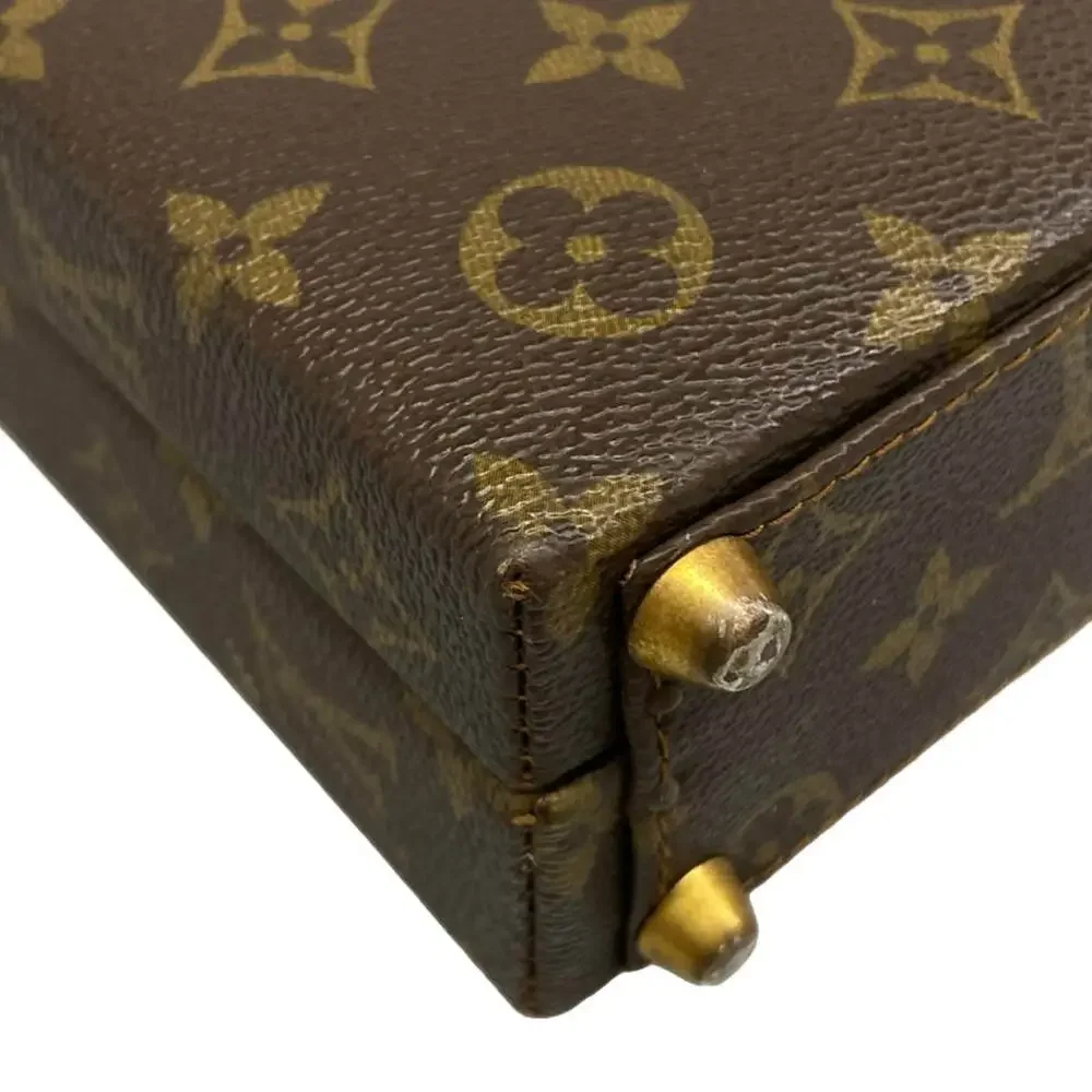 Louis Vuitton Vertical attache case Monogram Trunk Case M53175